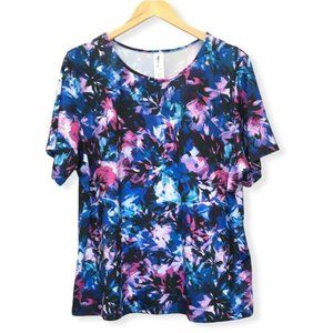 Swimsuits for All Women's Size 18/20 Short Sleeve Swim Shirt Top